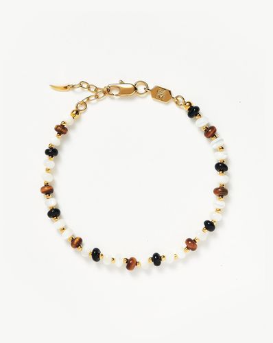 Savi Pearl & Gemstone Beaded Bracelet | 18ct Gold Plated/Multi - Missoma - Modalova