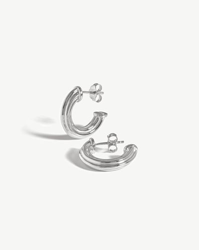 Small Ridge Hoop Earrings - Missoma - Modalova