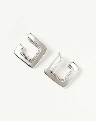 Squared Open Stud Earrings - Missoma - Modalova