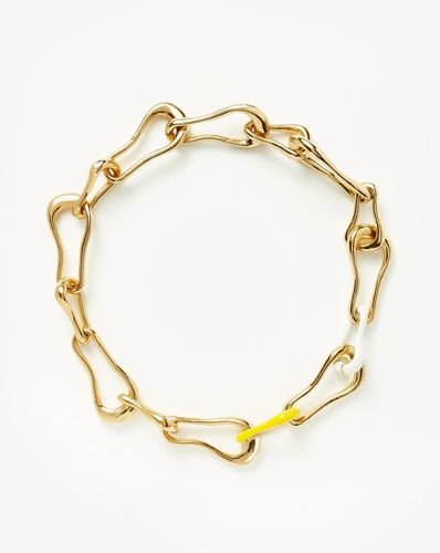 Squiggle Enamel Chunky Chain Choker - Missoma - Modalova