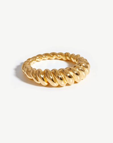 Tidal Ring | 18ct Gold Vermeil - Missoma - Modalova