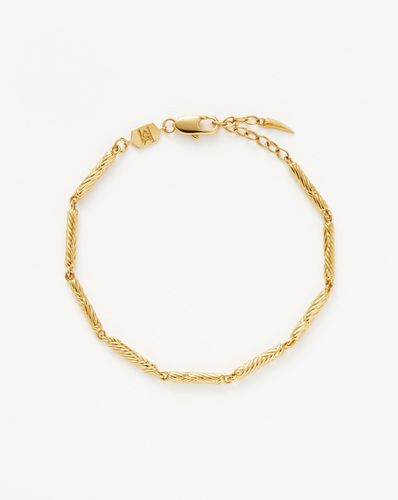 Wavy Ridge Chain Bracelet - Missoma - Modalova