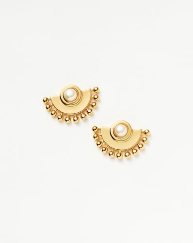 Zenyu Fan Gemstone Stud Earrings - Missoma - Modalova