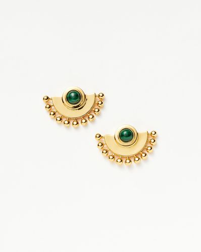 Zenyu Fan Gemstone Stud Earrings - Missoma - Modalova