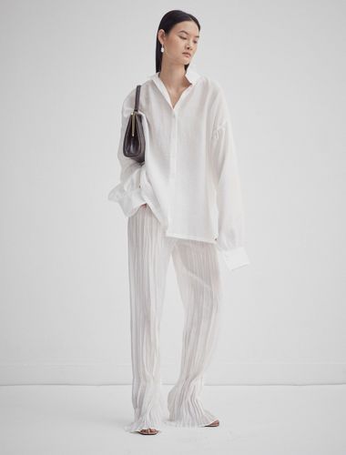 Cida Trousers in White - NinetyPercent - Modalova
