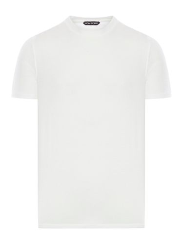 COTTON AND LYOCELL T-SHIRT - Man - Tom Ford - Modalova