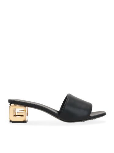 G CUBE SANDAL IN SMOOTH LEATHER - Woman - Givenchy - Modalova