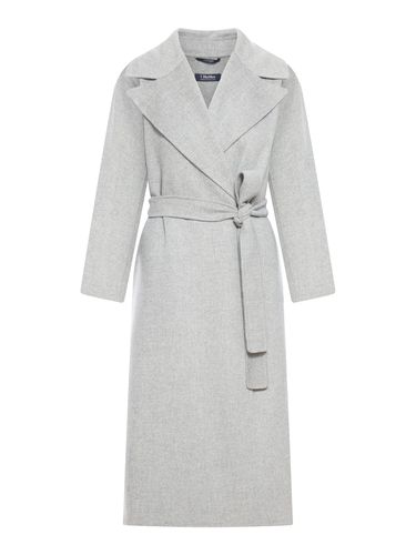 Holland coat in wool with belt - - Woman - Smaxmara - Modalova
