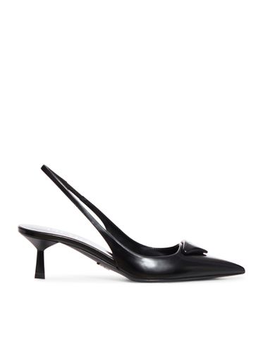 Patent leather slingback pumps - Woman - Prada - Modalova