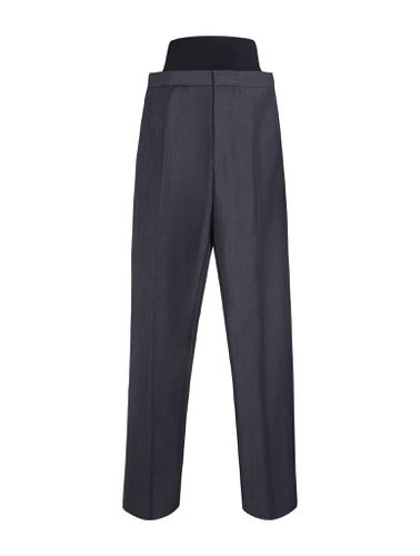 TAILORED TROUSERS WITH KNIT BAND - - Woman - Alaia - Modalova