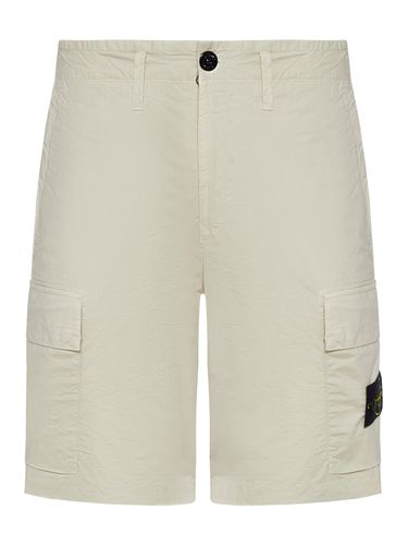 CARGO BERMUDA WITH COMPASS LOGO - Man - Stone Island - Modalova