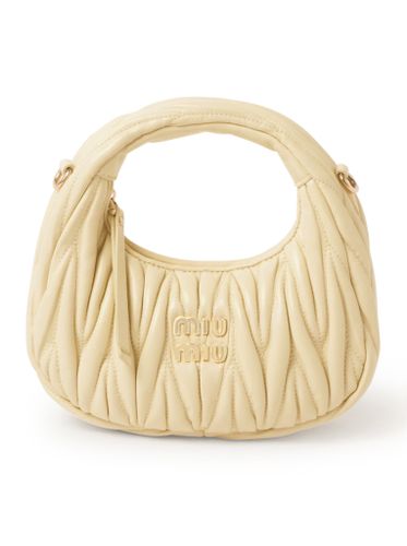 WANDER MINI HOBO BAG IN QUILTED NAPPA - Woman - Miu Miu - Modalova