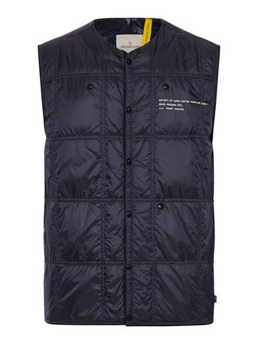 VAILE VEST RECYCLED MATT LONGUE SAISON WITH QUILTING FRAGMENT - Man - Moncler Genius - Modalova