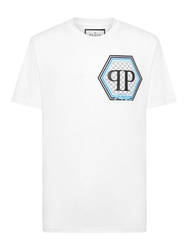 SHORT SLEEVE T-SHIRT WITH PRINTED LOGO - Man - Philipp Plein - Modalova