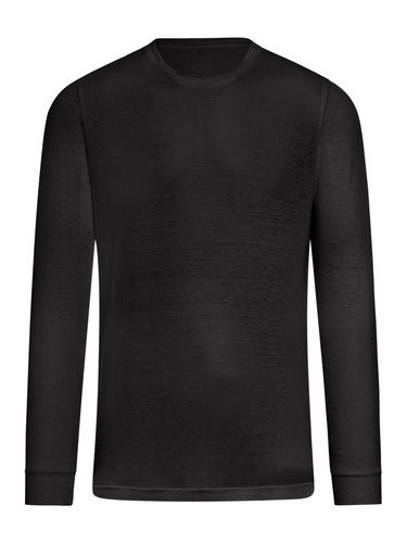 LONG SLEEVE LINEN T-SHIRT - Man - 120% Lino - Modalova