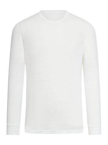 LONG SLEEVE LINEN T-SHIRT - Man - 120% Lino - Modalova