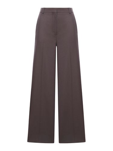 FLANNEL FLARED TROUSERS - Woman - Stella Mccartney - Modalova