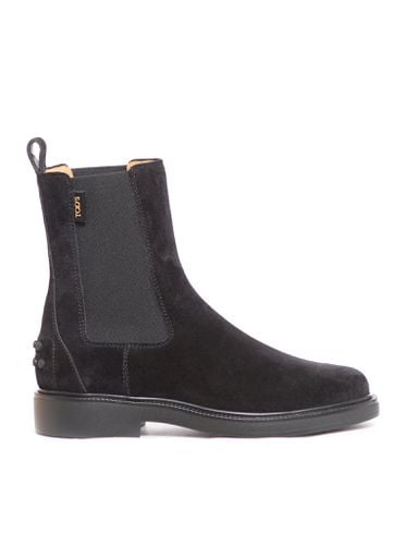 Suede leather ankle boot - Woman - Tod`s - Modalova