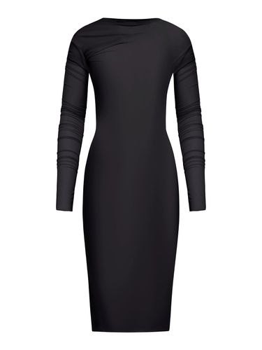 Draped long-sleeved dress - Woman - Dries Van Noten - Modalova