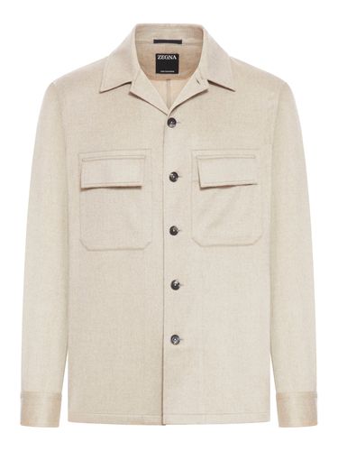 OVERSHIRT ALBA IN OASIS CASHMERE - Man - Zegna - Modalova