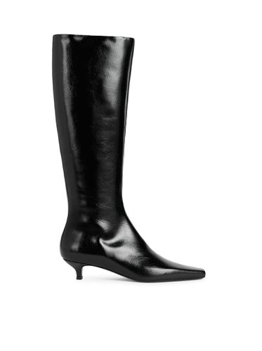 The Slim Knee-High Boot patent - - Woman - Toteme - Modalova