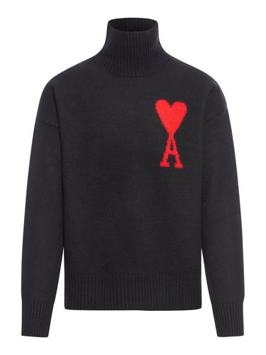 Ami de Coeur turtleneck sweater - - Man - Ami Paris - Modalova