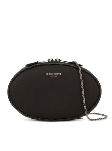 Clutch with chain - Woman - Giorgio Armani - Modalova