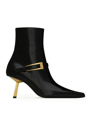 LEE ankle boots in mirrored leather - Woman - Saint Laurent - Modalova