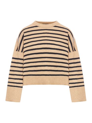 STRIPED WOOL SWEATER - Woman - Roberto Collina - Modalova