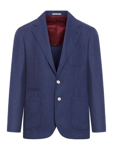 Single-breasted blazer - Man - Brunello Cucinelli - Modalova