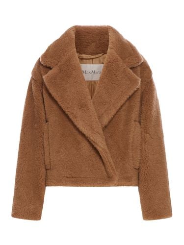 TEDDY BEAR ICON COAT CROP IN CAMEL - Woman - Max Mara - Modalova