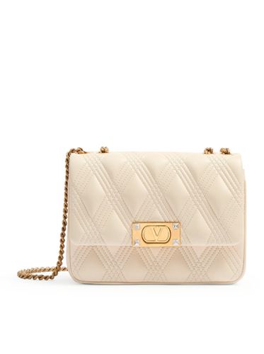 QUILTIE 67 MEDIUM SHOULDER BAG IN QUILTED NAPPA LEATHER - Woman - Valentino Garavani - Modalova