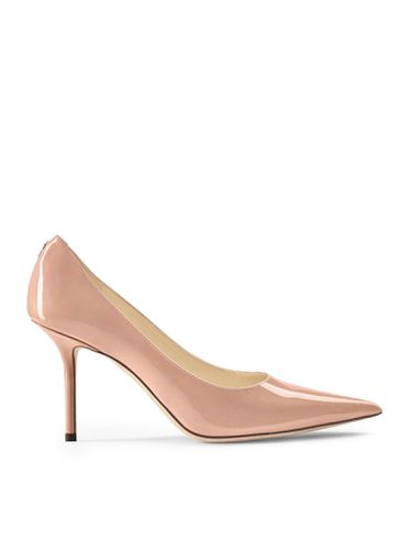 Patent Leather Pointy Toe pumpss with JC Emblem - Woman - Jimmy Choo - Modalova