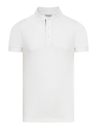 Cotton Polo - Burberry - Man - Burberry - Modalova