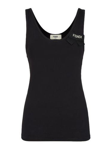 RIBBED JERSEY TOP - Fendi - Woman - Fendi - Modalova