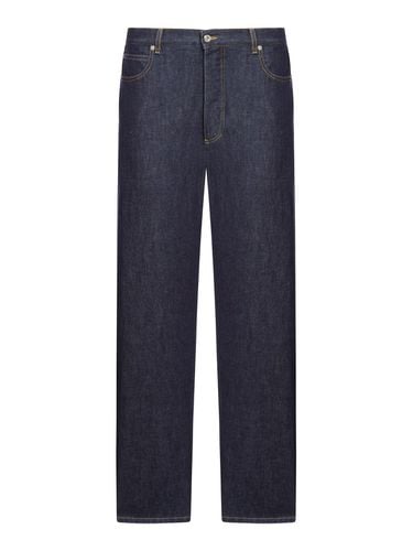 INDIGO WIDE LEG DENIM - Man - Bottega Veneta - Modalova