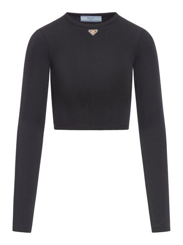 Tshirt with long sleeves - Woman - Prada - Modalova