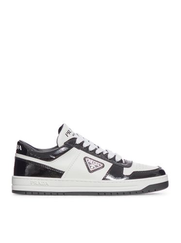 Downtown Leather Sneakers - Woman - Prada - Modalova