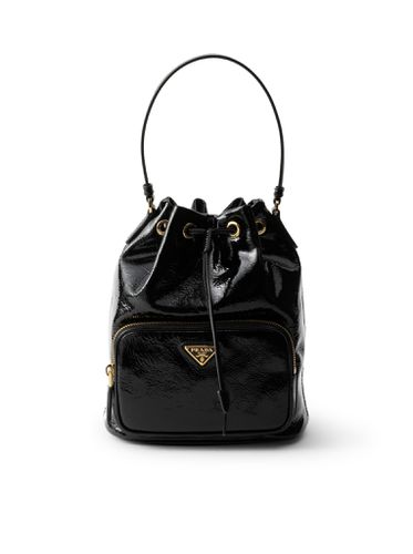 Duet bucket bag in naplak patent leather - Woman - Prada - Modalova