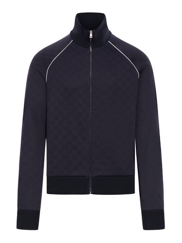 NYLON AND JERSEY GG JACKET WITH ZIP - Man - Gucci - Modalova