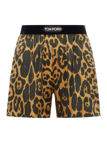 SHORTS IN STRETCH SILK SATIN - Woman - Tom Ford - Modalova