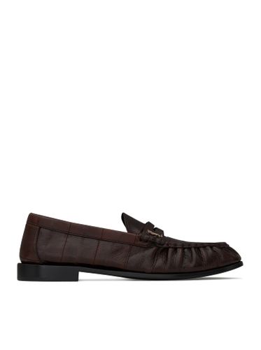 LE LOAFER SUPPLE EEL MOCCASINS - Man - Saint Laurent - Modalova