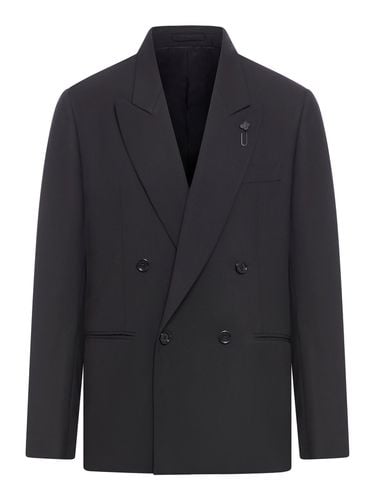 DOUBLE BREASTED WOOL BLEND SUIT - Man - Lardini - Modalova