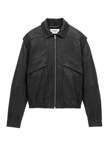 HAMMERED LAMBSKIN BOMBER - Man - Saint Laurent - Modalova