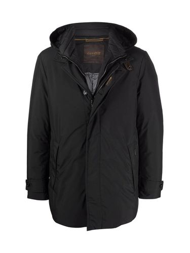 Double-layer hooded coat - - Man - Moorer - Modalova