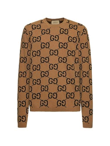 JACQUARD GG MOTIF SWEATER - Man - Gucci - Modalova