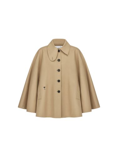 BEIGE COTTON GABARDINE CAPE - - Woman - Christian Dior - Modalova