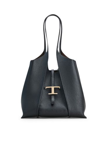 T Timeless Small Leather Shopping Bag - Woman - Tod`s - Modalova