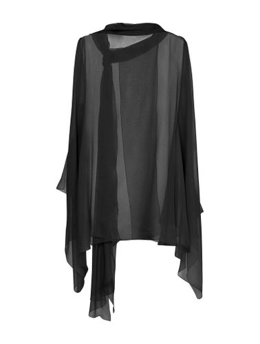 Semi-transparent sleeveless blouse - - Woman - Alberta Ferretti - Modalova