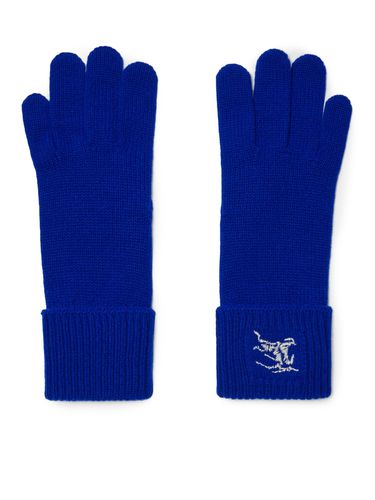Cashmere blend gloves - - Woman - Burberry - Modalova